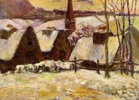 Gauguin, Paul - Breton Village in the Snow